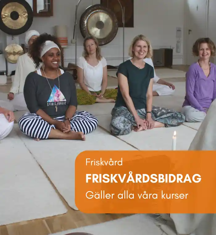 Friskvårdsbidrag gäller alla våra yogakurser, medlemsskap och klippkort.